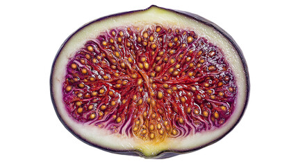 Fig Fruit Slice Freshness Deliciousness Health Food
