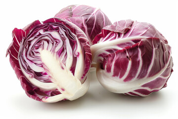 Obraz premium radicchio isolated on white background
