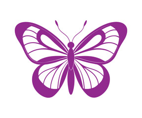 colorful and black butterfly logo icons and silhouettes