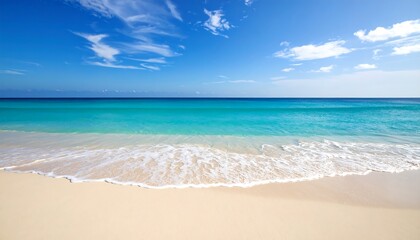 Tropical beach scene
