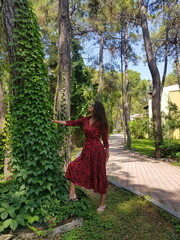 girl in the forest