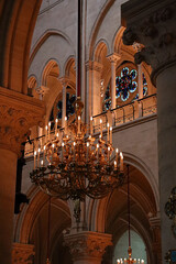 interior of the church of st mary in prague