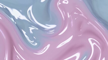 pastel themed 4K video light pink blue liquid motion featuring flowing plastic textures dissolving gradients abstract artistic background vertical - Powered by Adobe