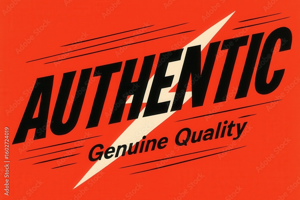 Poster bold graphic design with the words 