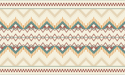 Geometric ethnic pattern seamless, Native American ethnic design, Southwestern decor design for background ,curtain, carpet, wallpaper, clothing, wrapping, Batik, vector illustration.