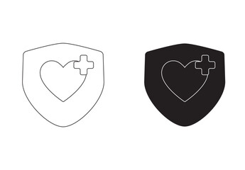 Self-love through caring for the heart as a concept of mental health care and appreciation for the little ones. Self-control and pride in one's body, inner peace, and acceptance, vector illustration.