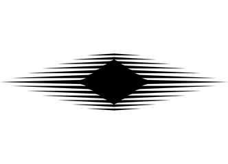 Striped black vector pattern on a white background for a car body, motorcycle, boat, toy, sportswear, sports design element. Vector background with lines. Spot for text.