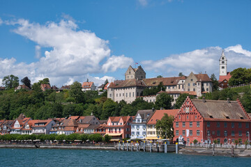 Obraz premium Bodensee, Blick auf Meersburg