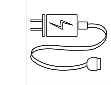 Gadget Charger Isolated icon vector illustration