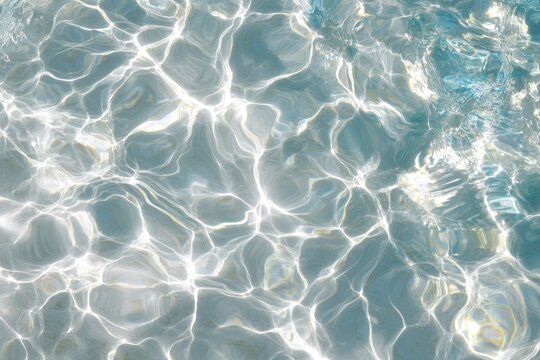 Rippled, sunlit water surface