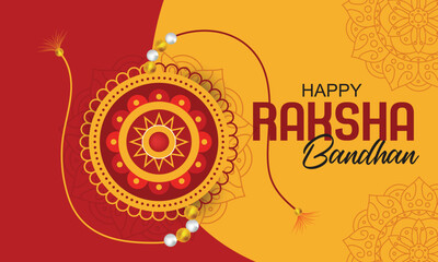Rakhi background for Indian festival Raksha Bandhan celebration