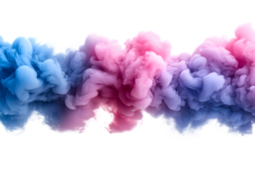 Abstract color smoke on white background. Abstract color smoke clouds on white background