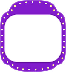 blue frame for text with stars