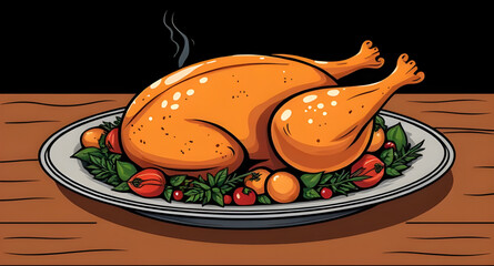 roast chicken dinner, roasted chicken dinner plate, baked chicken with vegetables, roasted chicken platter, roasted chicken meal, whole roast chicken, roast chicken with herbs, roasted chicken side di