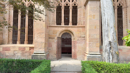 Exploring the historical architecture of Catedral de Siguenza in Spain showcasing intricate...