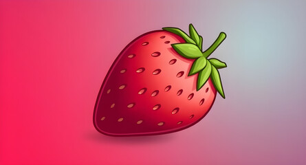 strawberry art, fruit clip art, strawberry design, stylized strawberry, flat strawberry icon, berry illustration, organic strawberry, digital fruit art, strawberry on white, strawberry slice vector, c