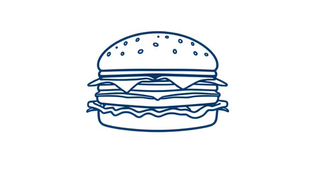 Burger silhouette, Burger icon, Hamburger silhouette, Fast food silhouette, Burger vector, Black burger shape, Minimal burger design, Cheeseburger silhouette, Simple burger outline, Classic burger ico