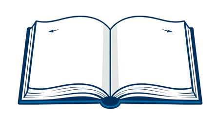 open book, book vector, open book illustration, book isolated, white background book, blank open book, reading book, education concept, literature symbol, textbook open, empty book pages, open pages, 