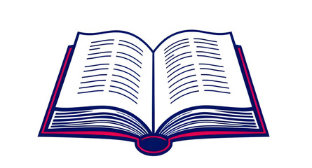 open book vector