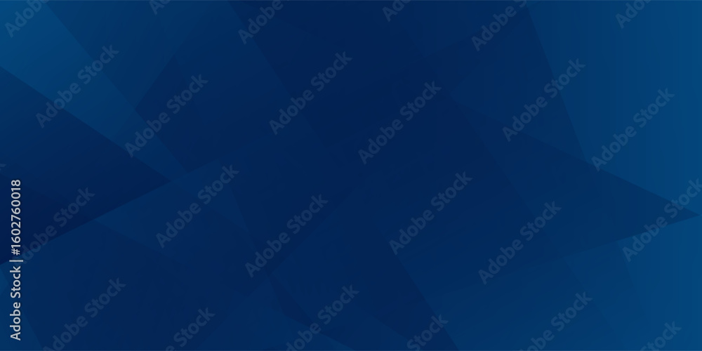 Poster abstract modern blue horizontal banner background with geometric diagonal overlay layer and glowing 