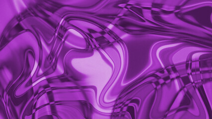 Abstract swirling purple and lavender liquid flowing with light reflections