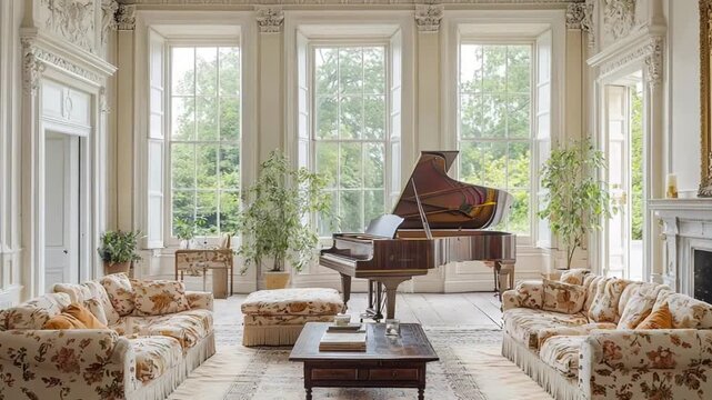 regency home interior in brighton english house video