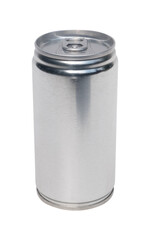 tin can on white background isolated