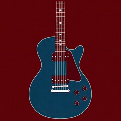 Fototapeta premium Versatile Guitar Logotype for Entertainment Brands