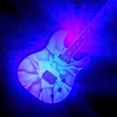 Versatile Guitar Logotype for Entertainment Brands