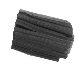 charcoal isolated on white background.