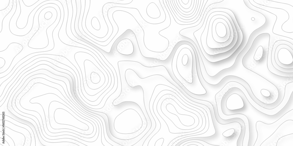 Poster abstract lines topographic contour lines grid map seamless pattern. geographic mountain relief. disc