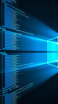 Updating the operating system with a newer, better and improved version. System engineer and programming. Software apps developer and IT revolution. Digital software development..