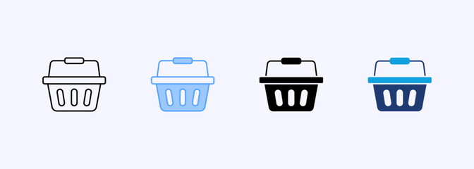 Shopping Basket Outline Icon