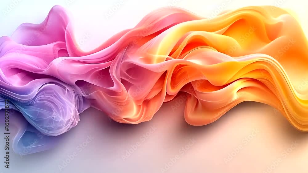 Poster abstract flowing colorful gradient background for creative design projects