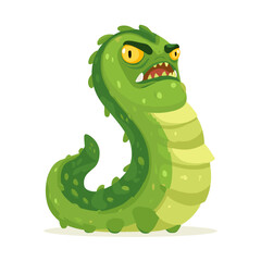 Fototapeta premium Cartoon Sand Worm Clipart, Logo