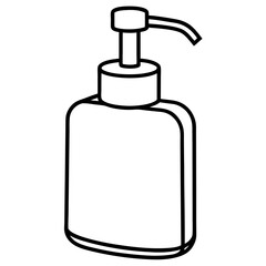 Clean Design Soap Bottle Icon