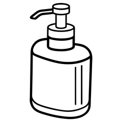 Clean Design Soap Bottle Icon