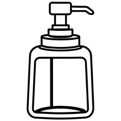 Clean Design Soap Bottle Icon