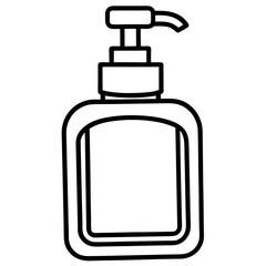 Clean Design Soap Bottle Icon