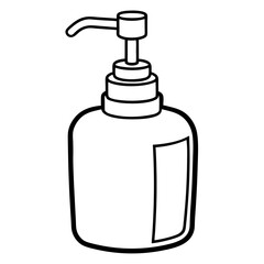 Clean Design Soap Bottle Icon