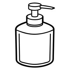 Clean Design Soap Bottle Icon