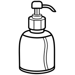 Clean Design Soap Bottle Icon