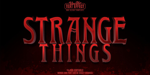 Blood editable text effect, customizable horror and gore 3d font style