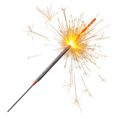 Obraz premium sparkler on transparent background