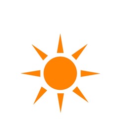 sun icon,太陽,オレンジ