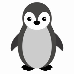 Fototapeta premium Cute cartoon penguin illustration