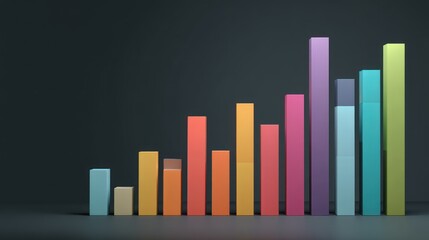 Animated bar graph data visualization