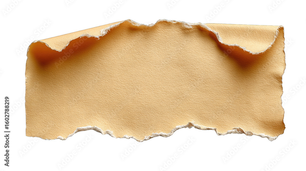 Aufkleber torn paper texture: a close-up shot of torn paper showcasing its textured surface, ideal for adding 
