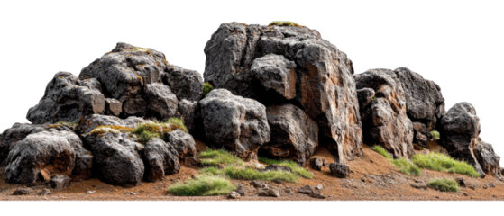 Rugged Rocks: An eye-level composition showcasing imposing grey rock formations, creating an interesting and unique background with texture and shape