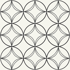 Fototapeta premium Abstract Geometric Seamless Patterns – Modern Shapes and Lines